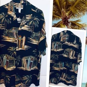 John Severson Surf Waikiki Hawaiian Aloha Shirt XL